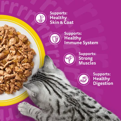 Whiskas Adult Pouches Poultry Selection in Jelly 120 x 85g - cat wet food - Poultry Selection in Jelly