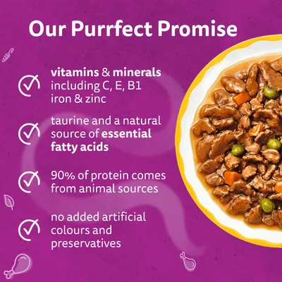 Whiskas 1+ Aromatic Selection Poultry in Gravy