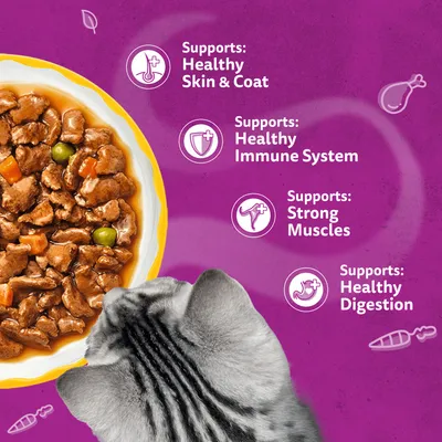 Whiskas 1+ Aromatic Selection Poultry in Gravy - Saver Pack: 24 x 85g