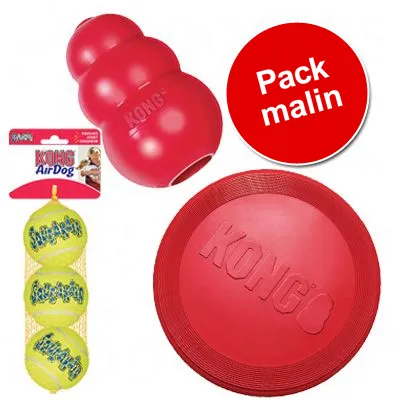 Pack malin : 3 jouets KONG