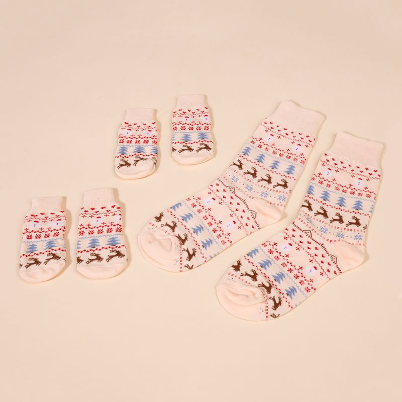 TIAKI Pet & Parent Socken mit nordischem Wintermuster