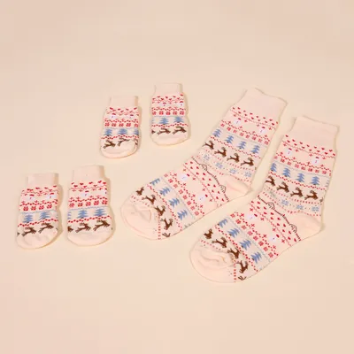 Calcetines TIAKI Pet & Parent con motivos nórdicos e invernales