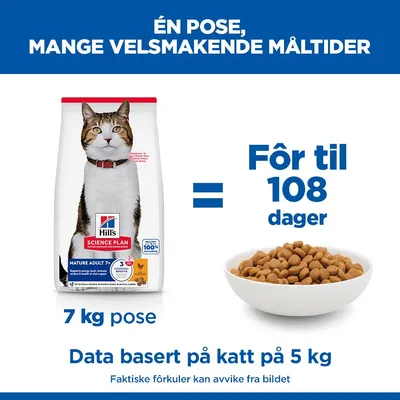 Hill's Science Plan Mature Adult 7+ Kylling