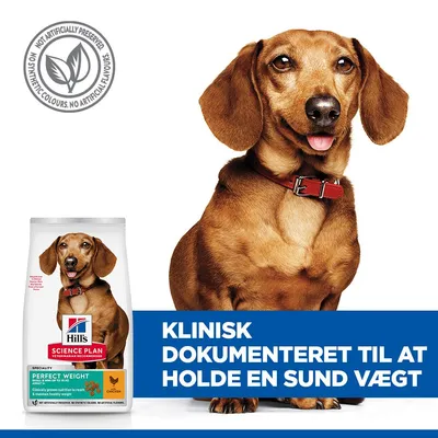 Hill's Science Plan Perfect Weight Adult 1+ Small & Mini med kylling