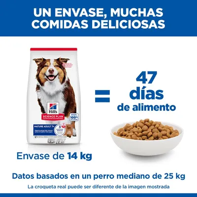 Hill's Science Plan Mature Adult 7+ Medium cordero y arroz Hill's Science Plan Mature Adult 7+ Medium cordero y arroz