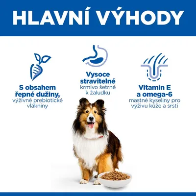 Hill's Science Plan Sensitive Stomach & Skin Adult 1+ Medium kuracie