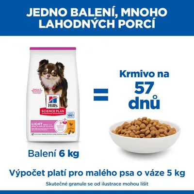 Hill's Science Plan Adult 1-6 Light Small & Mini Chicken