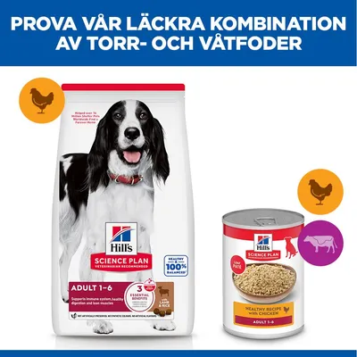 Hill's Science Plan Adult 1-6 Medium Lamb & Rice