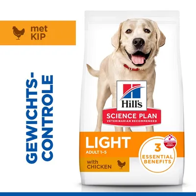 Hill's Science Plan Adult Light Large Breed met Kip