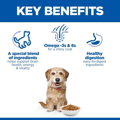 Hill's Science Plan Mature Adult Senior Vitality 7+ Small & Mini with Chicken