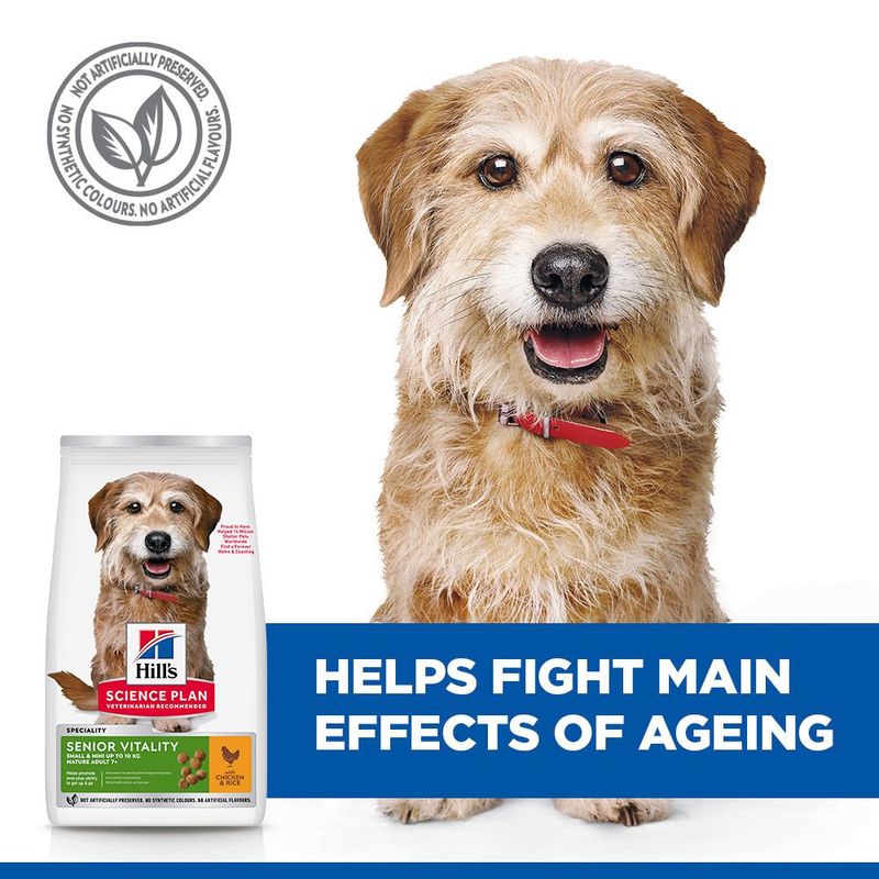 Hill's Science Plan Mature Adult Senior Vitality 7+ Small & Mini with Chicken