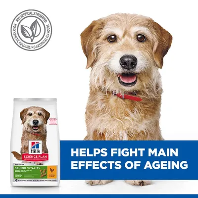 Hill's Science Plan Mature Adult Senior Vitality 7+ Small & Mini with Chicken