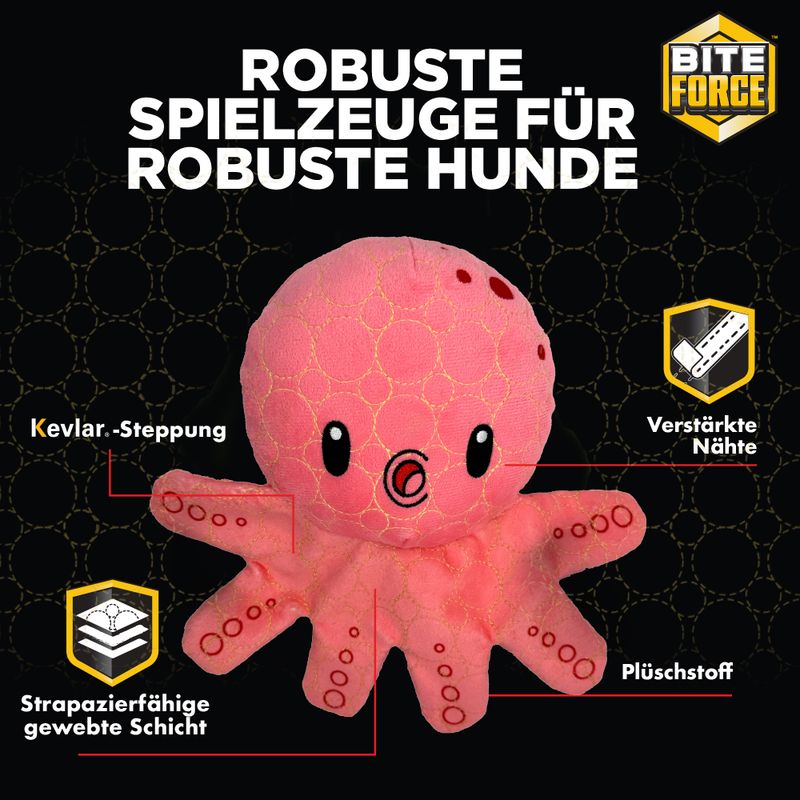 Bite Force Kevlar Octopus kutyajáték
