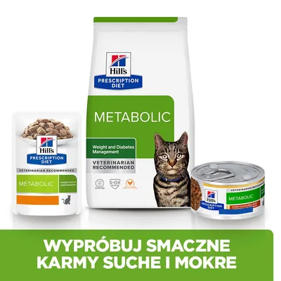 Hill's Prescription Diet Metabolic z kurczakiem - kontrola wagi i cukrzycy