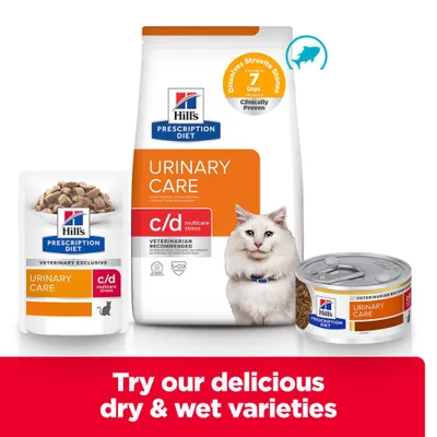 Hill's Prescription Diet Feline c/d Stress Urinary Care - Ocean Fish Hill's Prescription Diet Feline c/d Stress Urinary Care - Ocean Fish