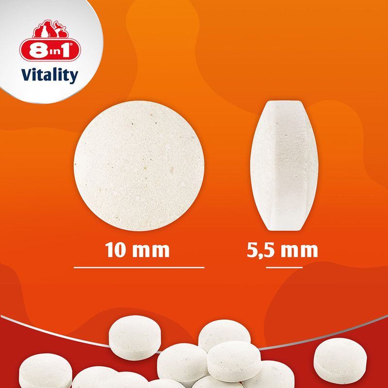 8in1 Vitality Calcium Tablets, wapń