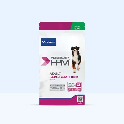 Virbac Veterinary HPM Adult Dog Large & Medium - Sparpaket: 2 x 12 kg