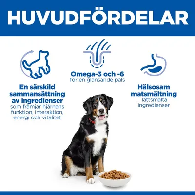 Hill's Science Plan Senior Vitality Mature Adult 6+ Large Chicken