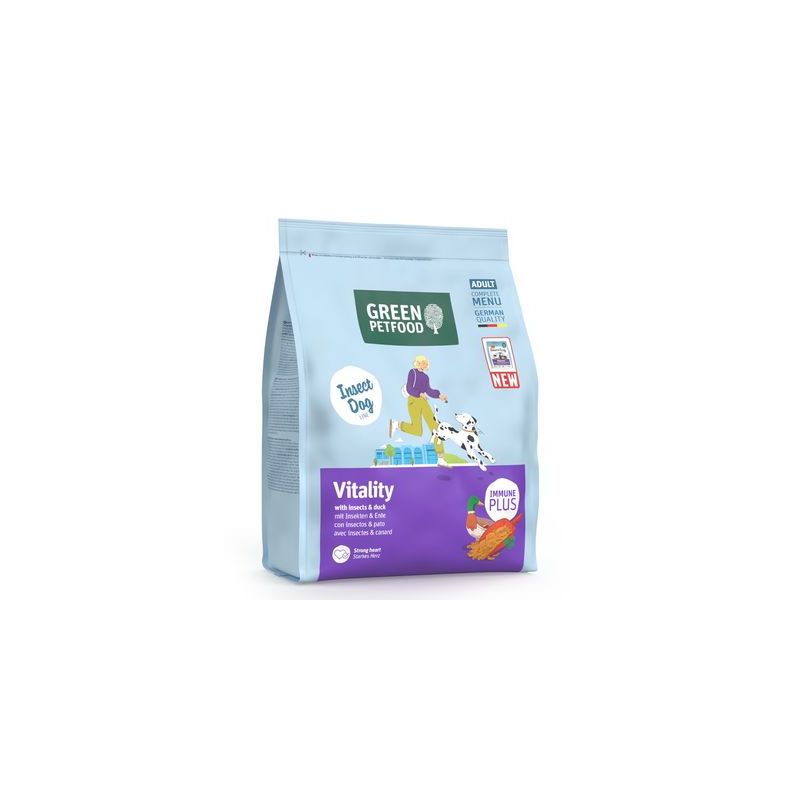 Green Petfood Vitality met insecten & Eend
