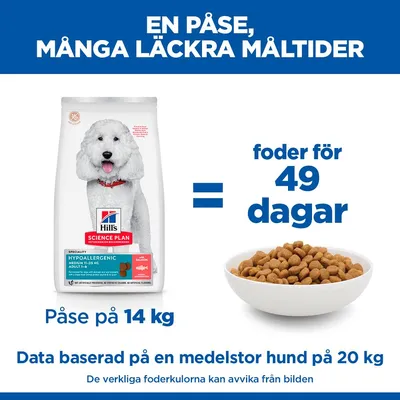 Hill's Science Plan Adult Hypoallergenic Medium Adult Salmon