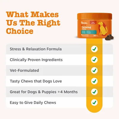 Zesty Paws Calming Chews - Turkey - dog supplements - 50 Chews Zesty Paws Calming Chews - Turkey - dog supplements - 50 Chews