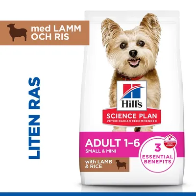 Hill's Science Plan Adult 1-6 Small & Mini Lamb & Rice