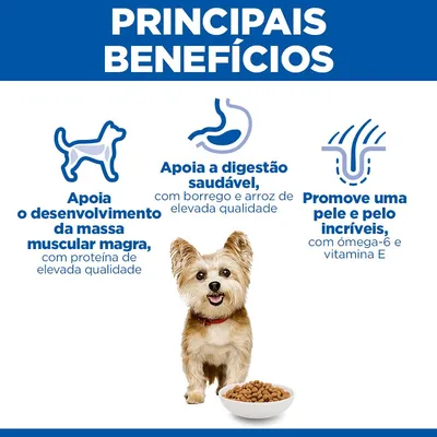 Hill's Science Plan Adult 1-6 Small & Mini com cordeiro e arroz