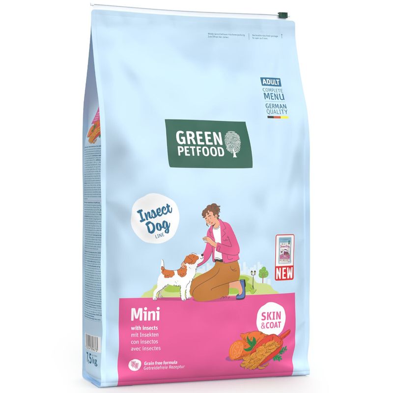 Green Petfood Insect Dog Mini mit Insekten