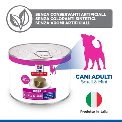 Hill's Science Plan Mature Small & Mini Mousse umido per cane