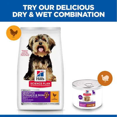 Hill's Science Plan Sensitive Stomach & Skin Small & Mini Μους