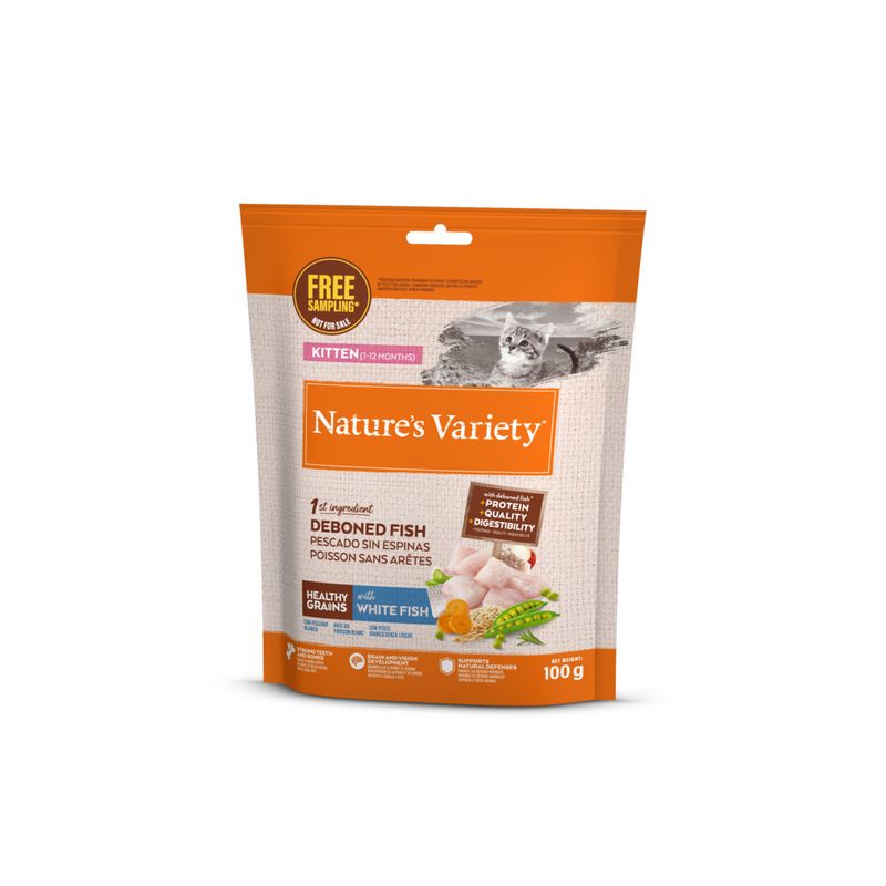 Nature's Variety Healthy Grains Kitten Weißfisch
