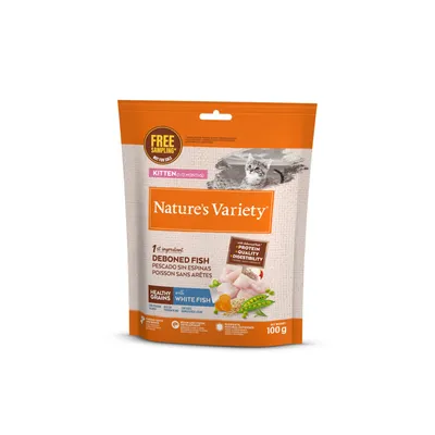 Nature's Variety Healthy Grains Kitten poisson blanc pour chaton