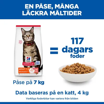 Hill's Science Plan Adult 1-6 med lax Hill's Science Plan Adult 1-6 med lax