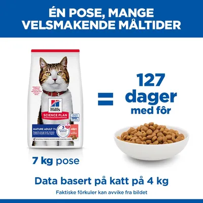 Hill's Science Plan Mature Adult 7+ Laks