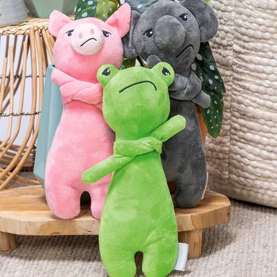 beeztees hračka pro psy Grumpy Froggy