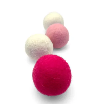 Set de boules en feutre de laine Aumüller pour chat