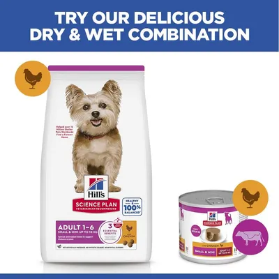 Hill’s Science Plan Adult 1-6 Small & Mini with Chicken