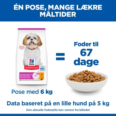 Hill's Science Plan Mature Adult 7+ Small & Mini med kylling