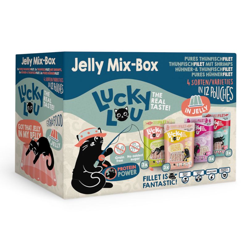 Lucky Lou Extra Food in Jelly 12 x 70 g