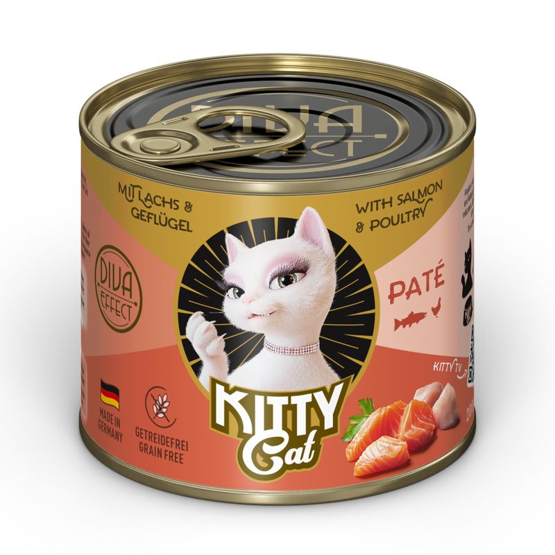 Výhodné balenie Kitty Cat Adult Pate 24 x 200 g