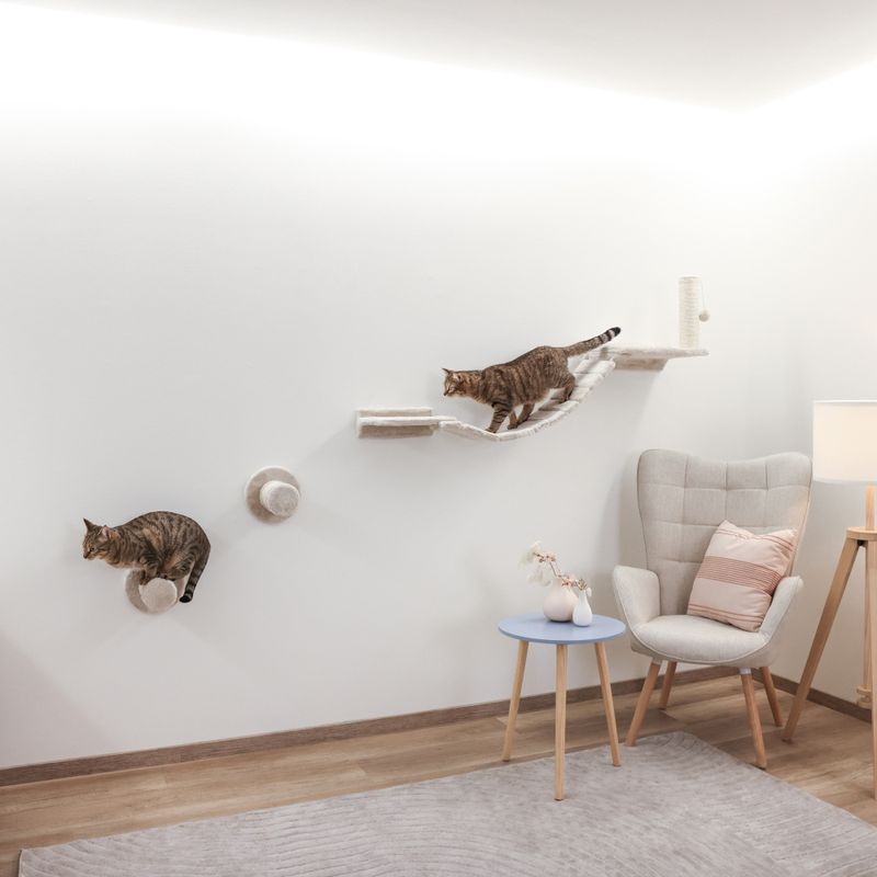 Kerbl Pet Kletterwand Matterhorn für Katzen, beige