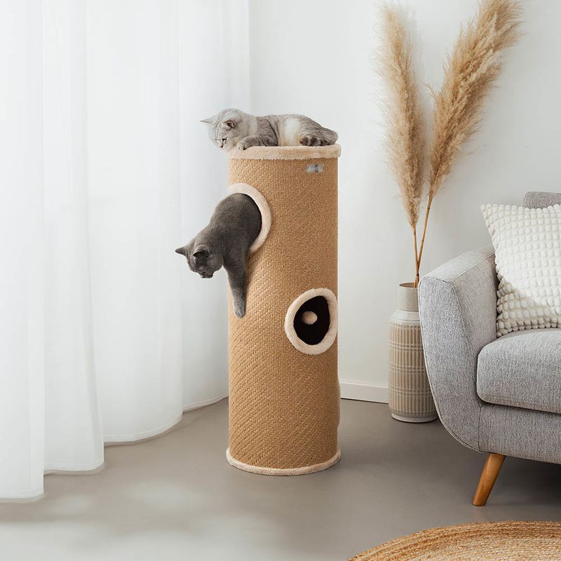Lionto Kratztonne mit Jute, beige