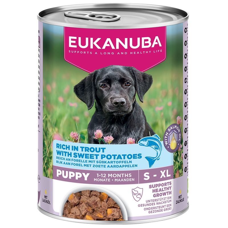 Eukanuba Puppy Rich in Trout with Sweet Potatoes