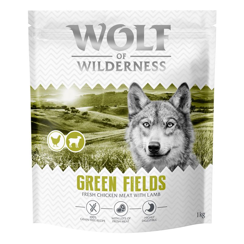 Wolf of Wilderness Adult "Green Fields" Lamm - getreidefrei