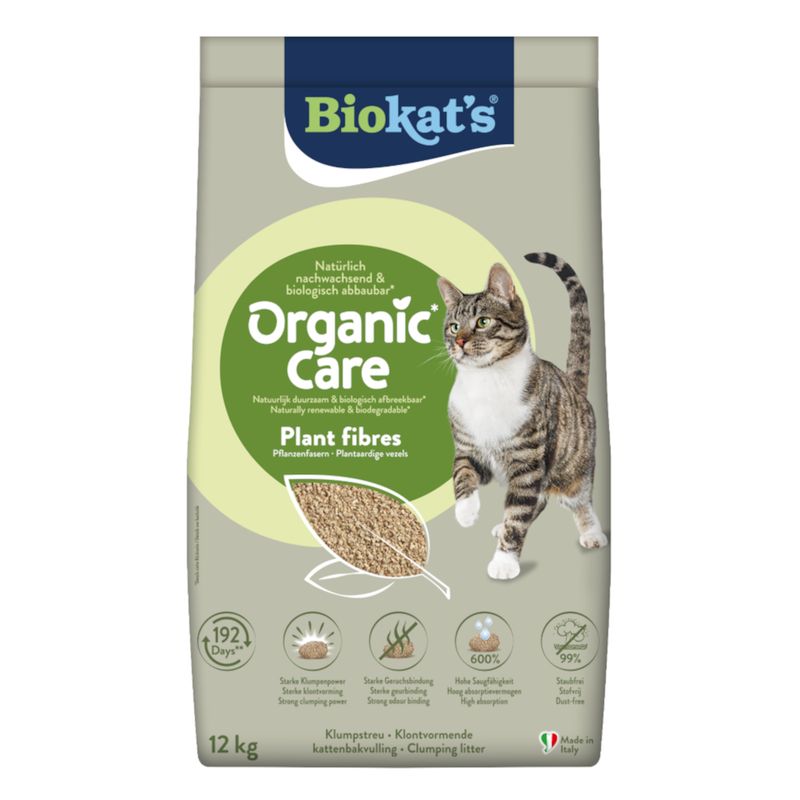Biokat's Organic Care fibras vegetales