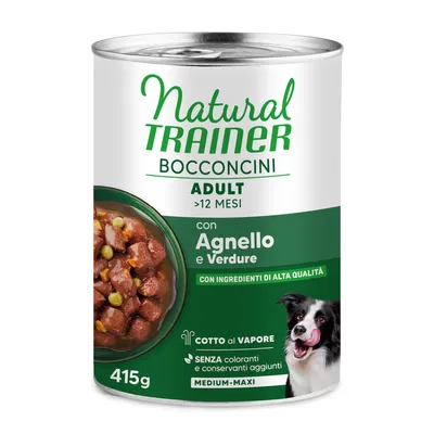 Natural Trainer Bocconcini Adult Medium & Maxi Chunks 415 g