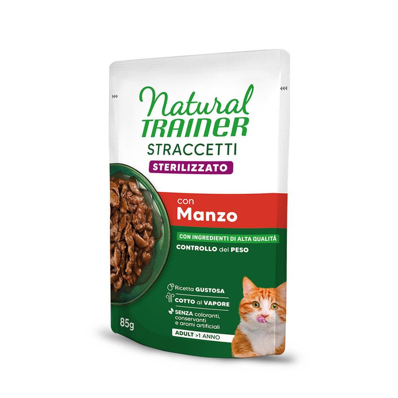 38 x 85 g + 10 x 85 g gratis! Natural Trainer natvoer voor katten 48 x 85 g