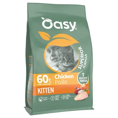 Oasy Dry Cat Superior Kitten с пиле