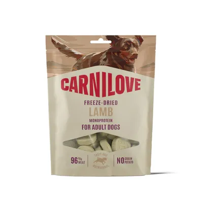Carnilove Freeze-Dried Monoprotein Snack for Adult Dogs