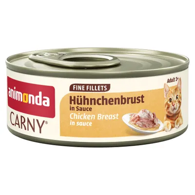 animonda Carny Adult Feine Fillets in Soße 12 x 60 g